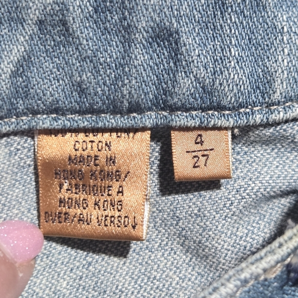 Dana Buchman Ileana Boho Floral Embroidered Beaded Rhinestone Flare Jeans 4 / 27 - Picture 11 of 12